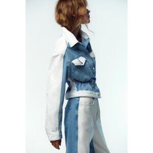 ZARA Z1975 COMBINED DENIM JACKET